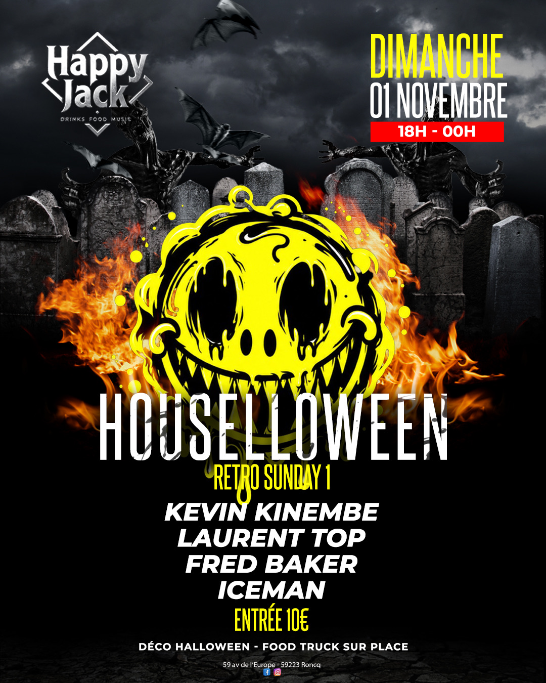 Houselloween – Retro Sunday – Kevin Kinembe, Laurent Top, Fred Baker, Iceman