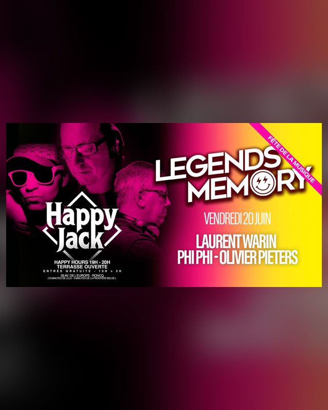 Legend Memory – Olivier Pieters, Phi Phi, Laurent Warin