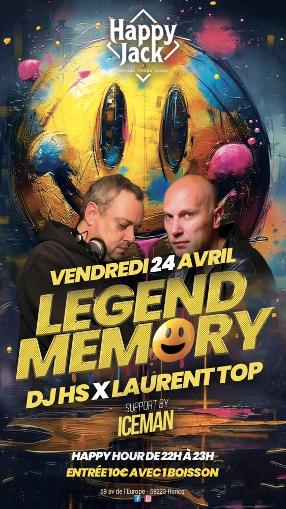Legend Memory – DJ HS, Laurent Top, Iceman